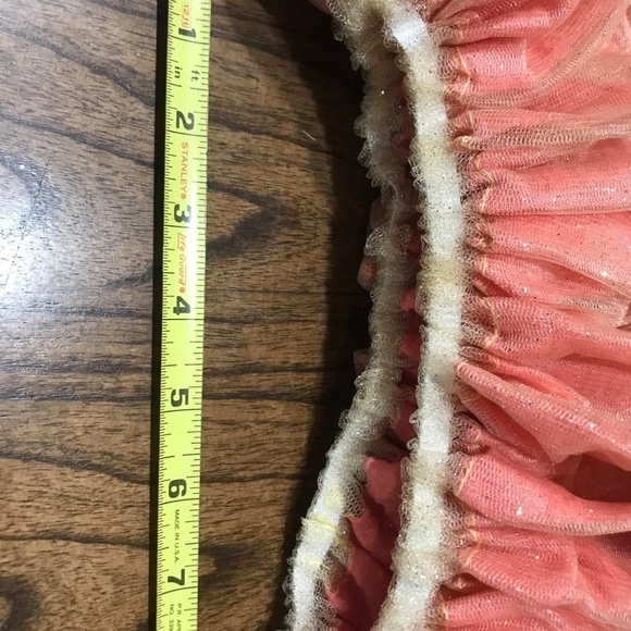New Oh Baby Frill Tutu Pink and Gold Elastic Waist Kid Toddler - Picture 8 of 10